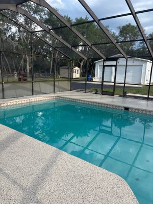 New Port Richey Pool Deck Transformation