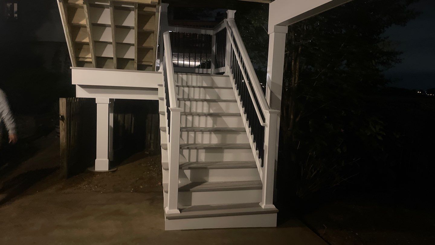 Waterfront deck In Keyport  by deck guardian