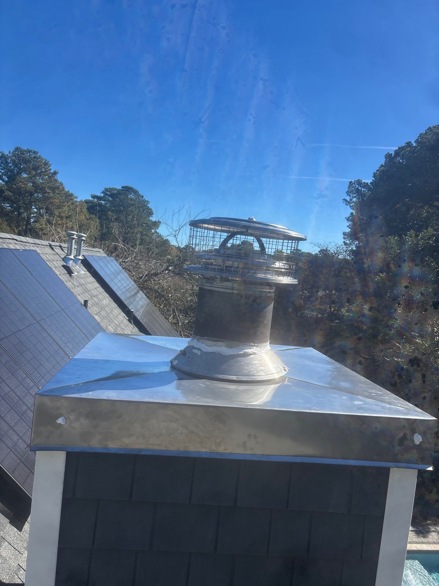 Chase Cover, Cap, Panel Liner by Premier Chimney and Roofing