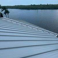 .032 Aluminum 1.5" Mechanical Seam Dove Gray by Total Roofing System The Metal Roof Experts