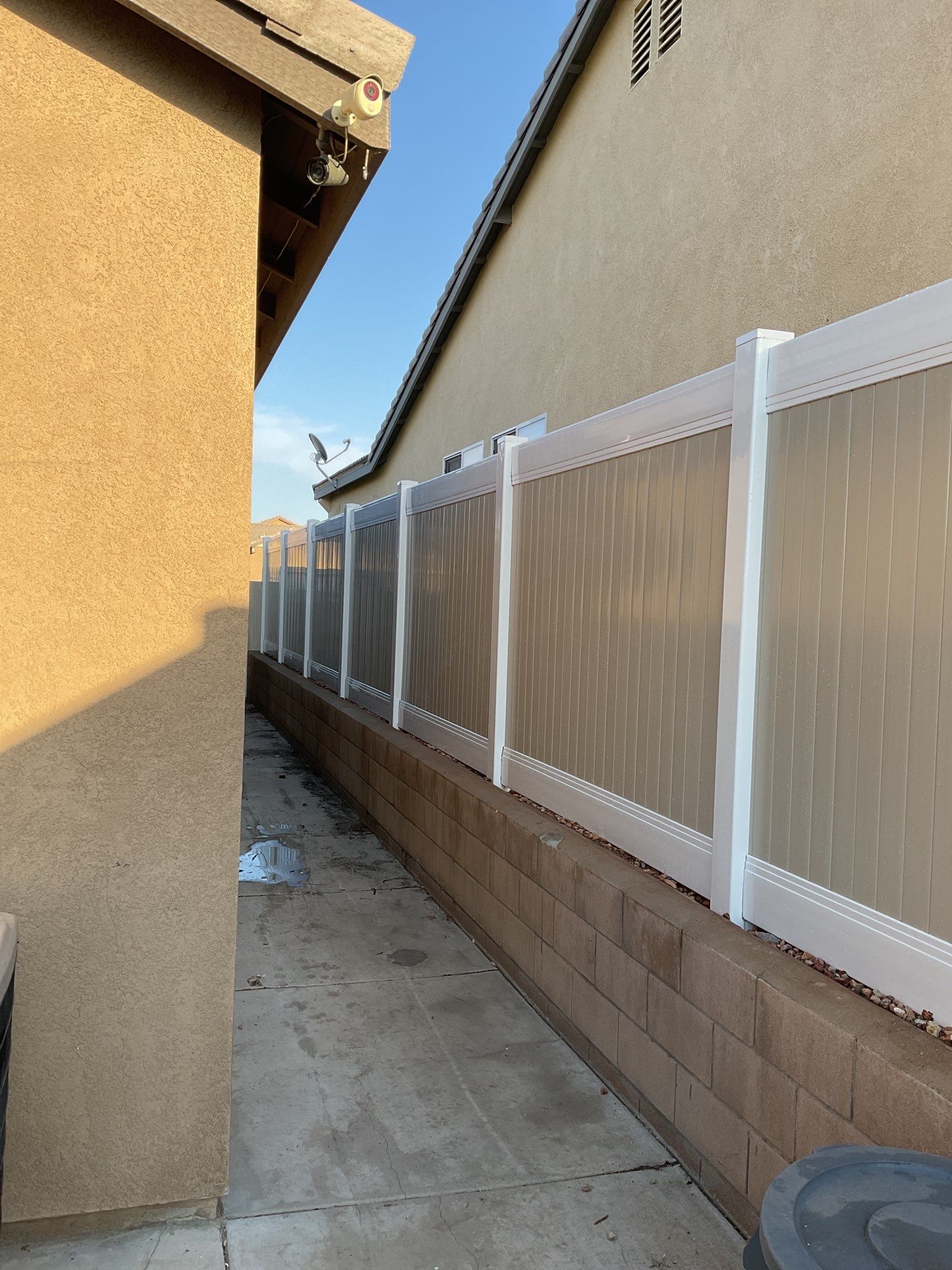 Fence Installation using Vinyl by Fence Guys Inc. 