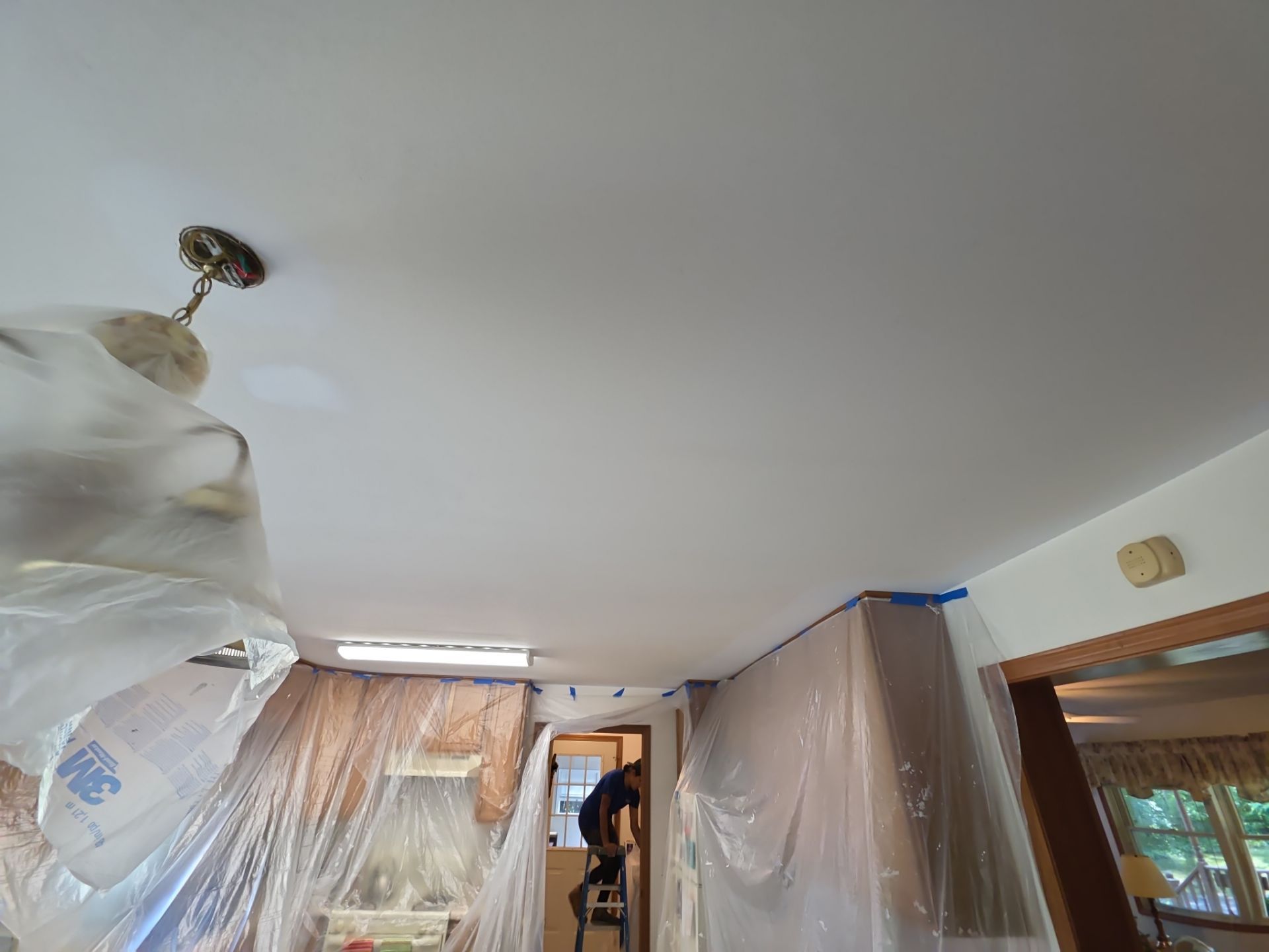 Interior Ceiling Repainting in Fremont Michigan by Gordon Painting