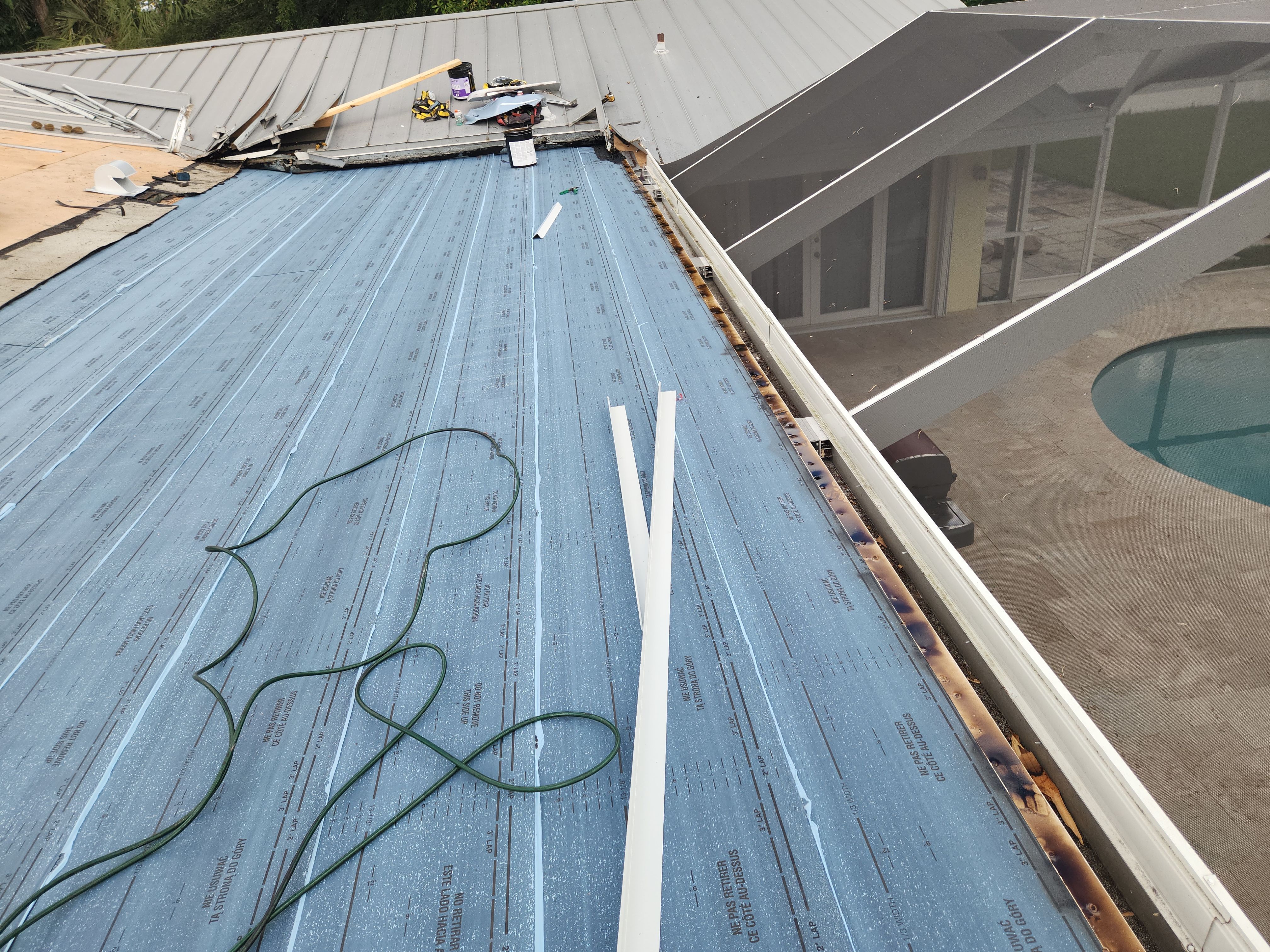 Flat Roof Replacement and Fascia Repair in Margate by Aastro Roofing