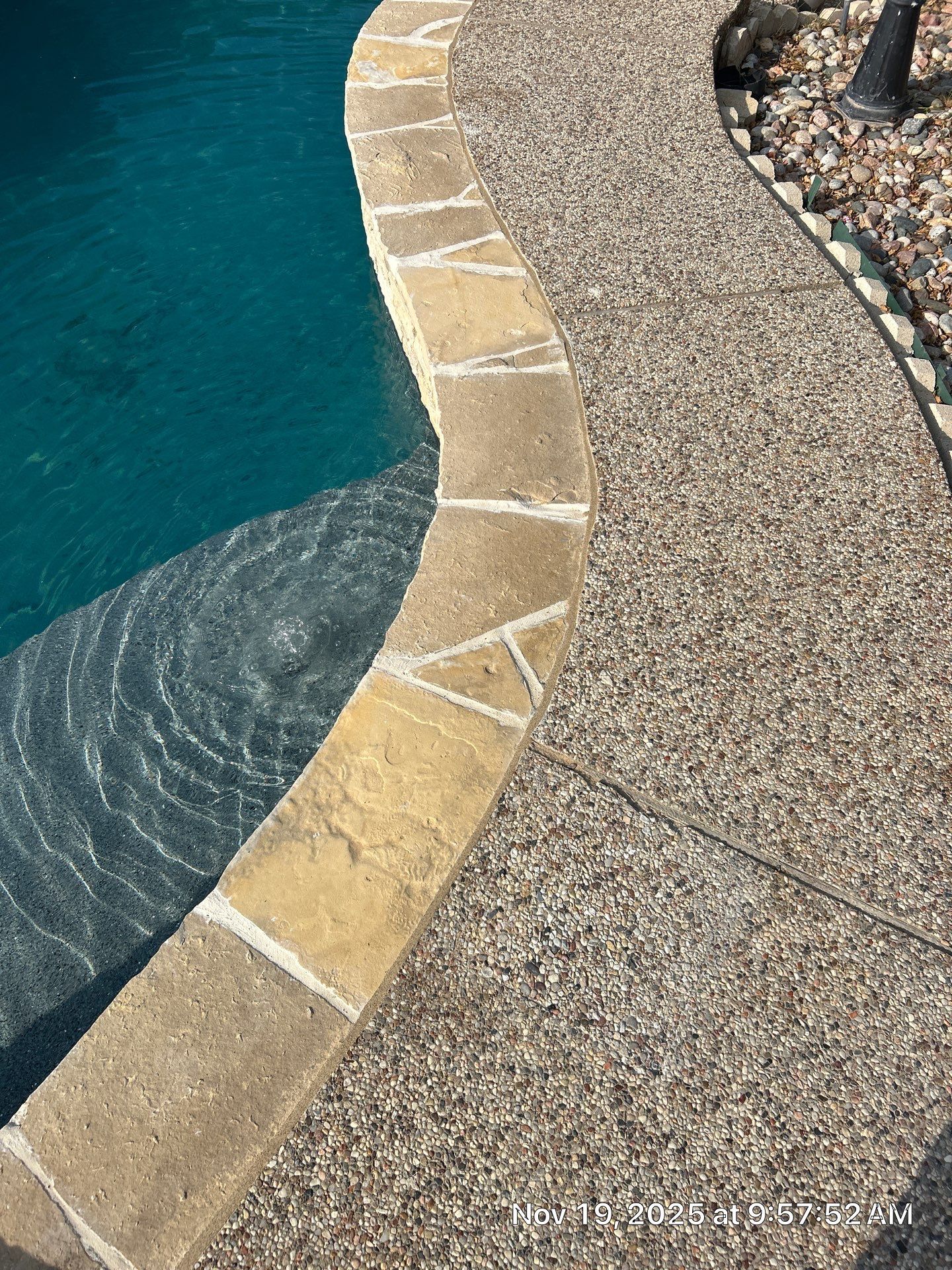 Freeform Pool & Spa Remodel with Flagstone Coping by Pinnacle Pools and Spas - DFW
