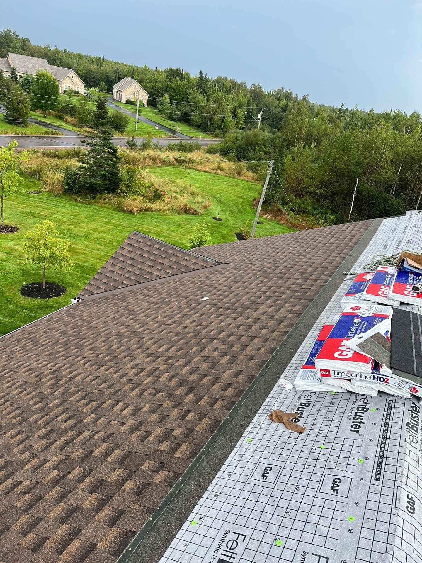 Residential Roofing Installation using Asphalt GAF HDZ by Artisan Roofing & Home Improvements Inc.