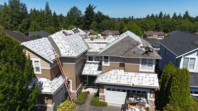 Residential Roofing Installation using GAF UHDZ Shingles