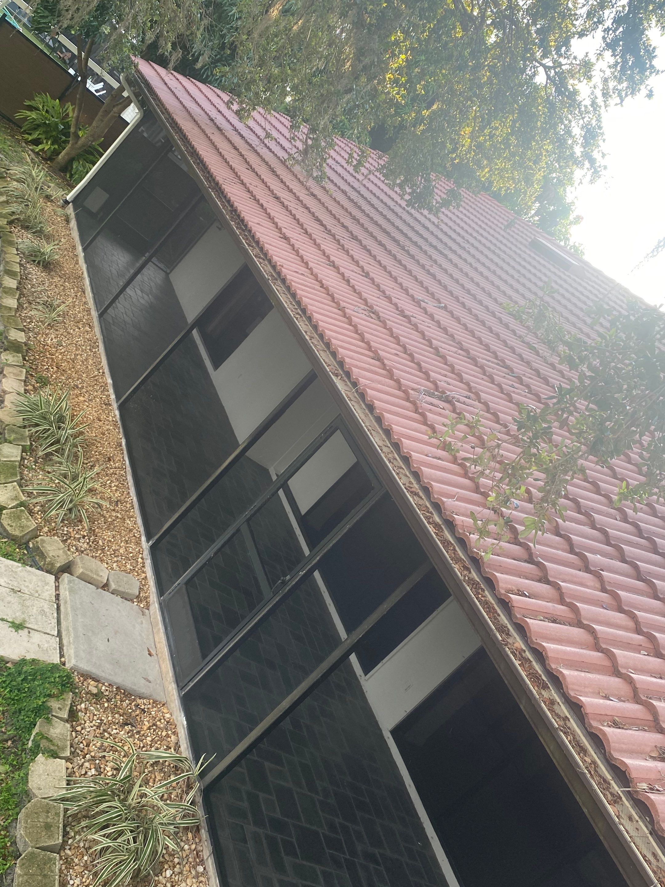 Gutter Guards Installation using gutter cleaning in Sarasota FL by Gutter Professors