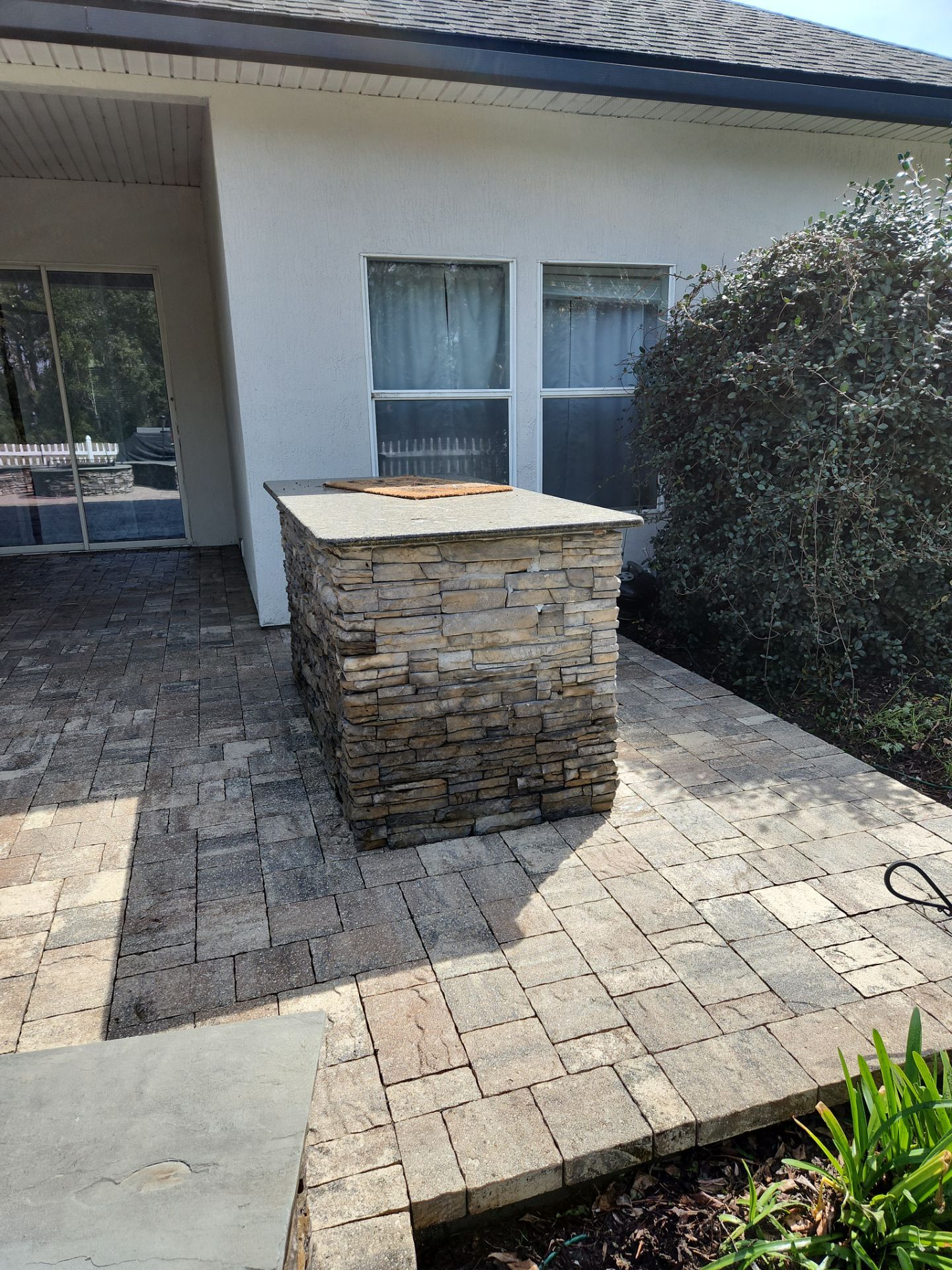 paver patio using Concrete Sealant by DuraSeal