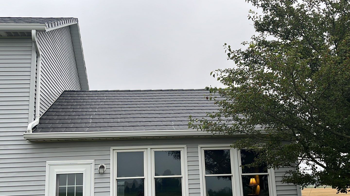 Residential Roofing Installation using Metstar Slate Plus Smooth Black by Nitro Roofing and Construction