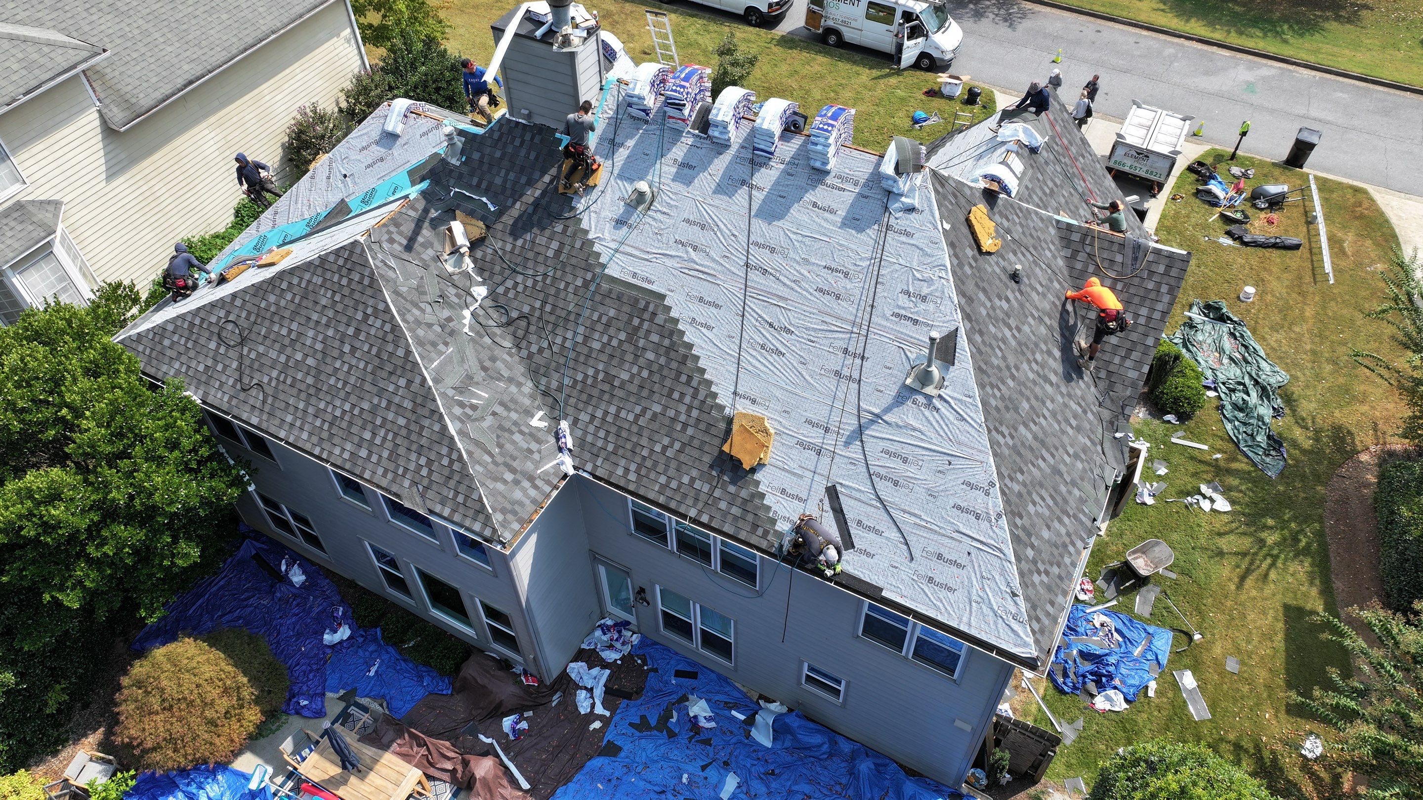 GAF Timberline HDZ in Appalachian Sky by Element Pros Roofing, LLC