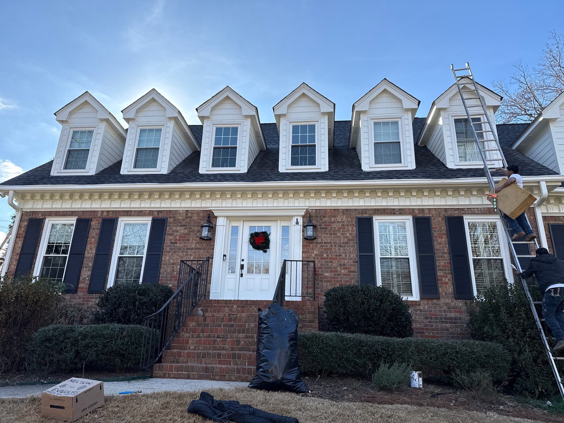 Dormer Siding Replacement using James Hardie Lap Siding in Atlanta, GA by Nelson Exteriors 