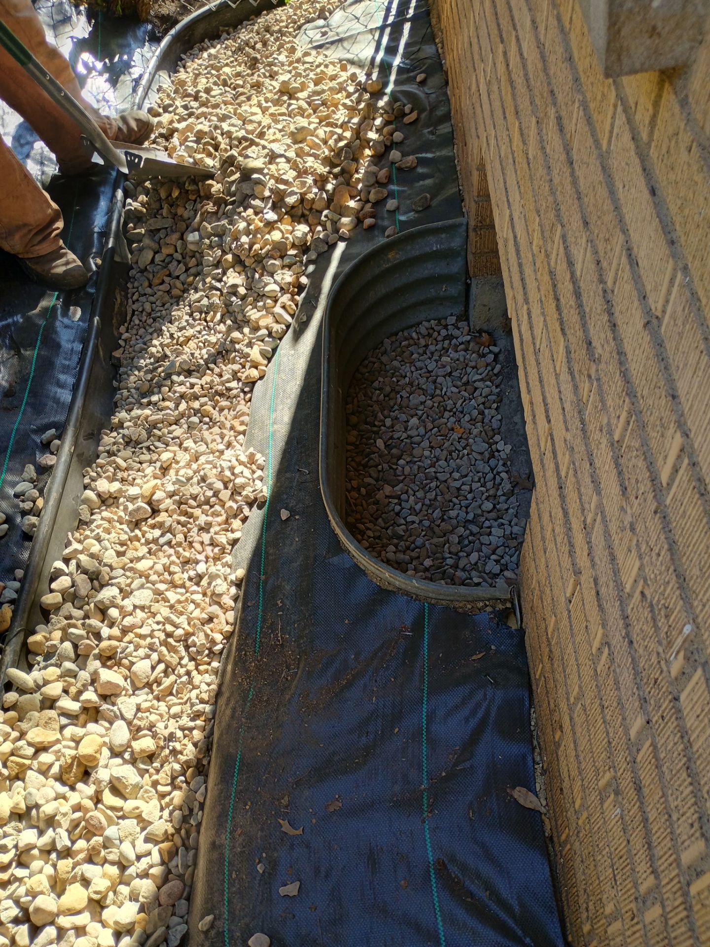A French Drain for Jeniffer by Waterproofing Northeast
