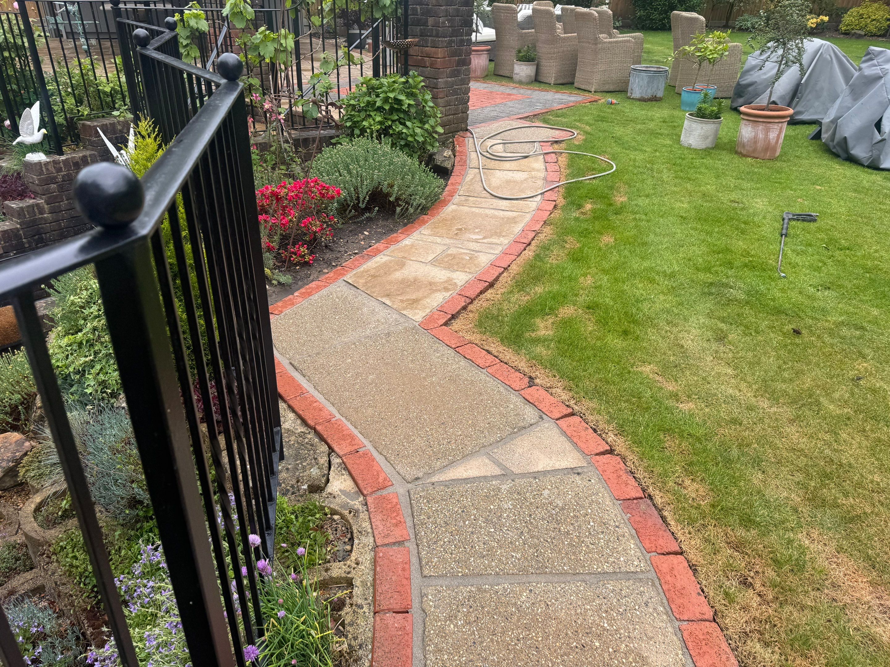 Roof Clean - Patio Clean using 18inch Whirlaway FSC by Ges Exterior Cleaning ltd
