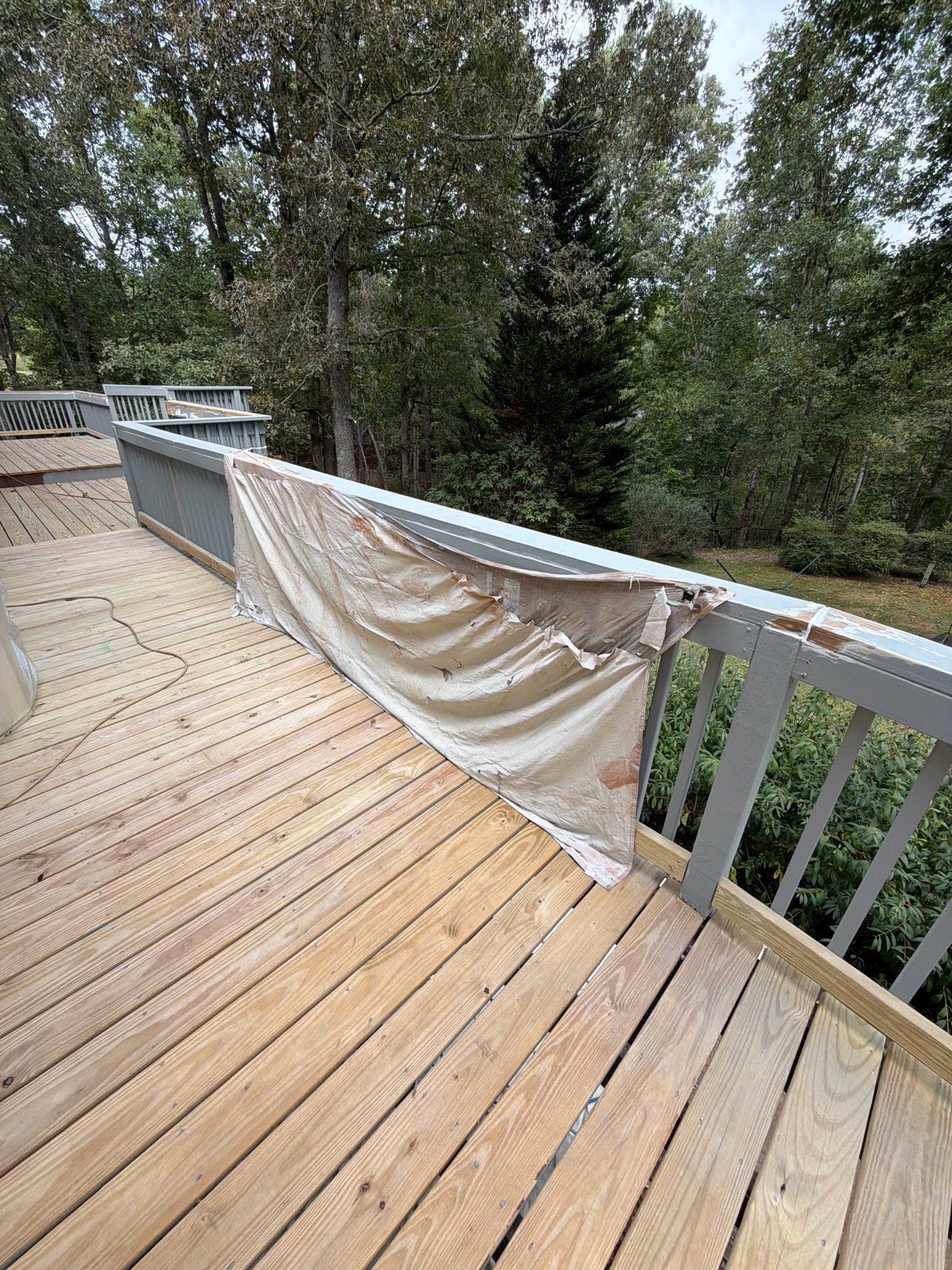Multi-Level Deck Restoration and Staining Project in Canton, Georgia by Swift Home Renovations 