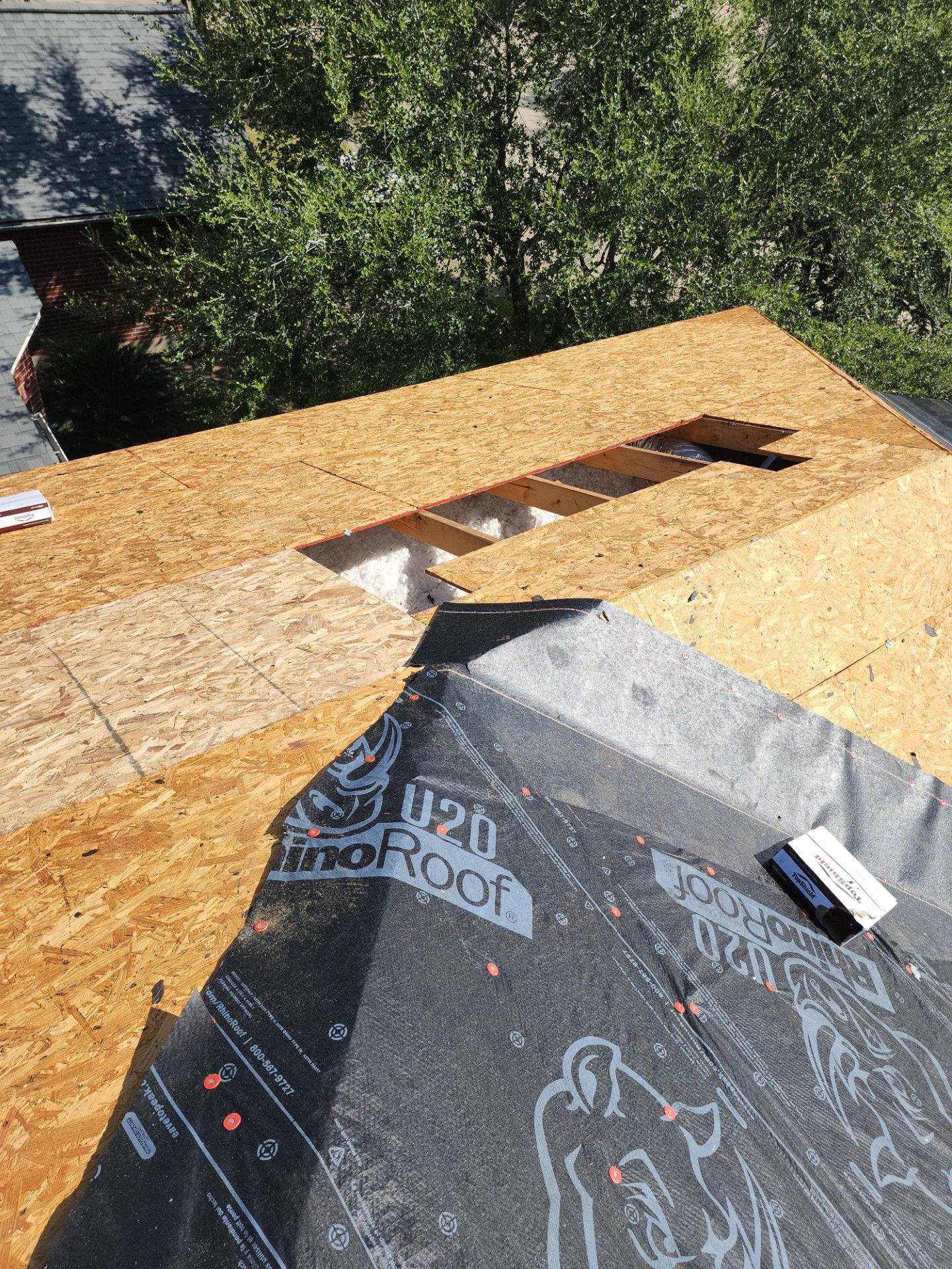 Residential Roofing Installation using Owen's Corning Duration (Lifetime) Shingles by Roof Repair Company