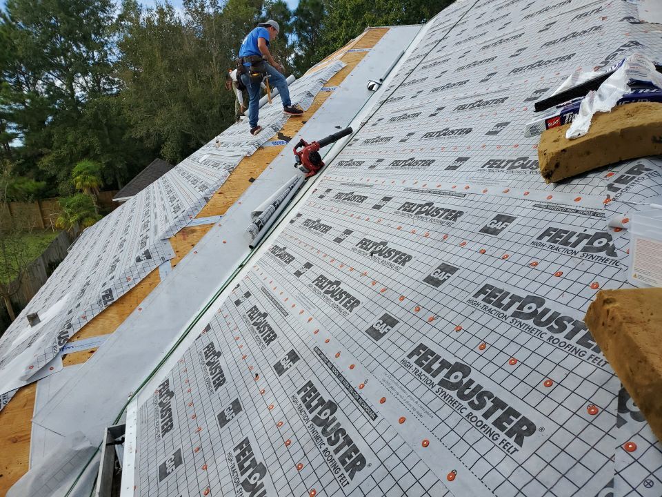 Residential Roofing Installation using Roof Replacement by American Roofing & Construction LLC