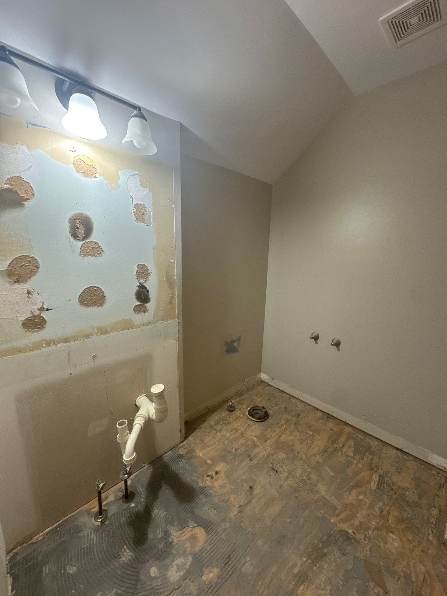 Modern Bathroom Transformation With Marble Patterned Tile in Powder Springs by Swift Home Renovations