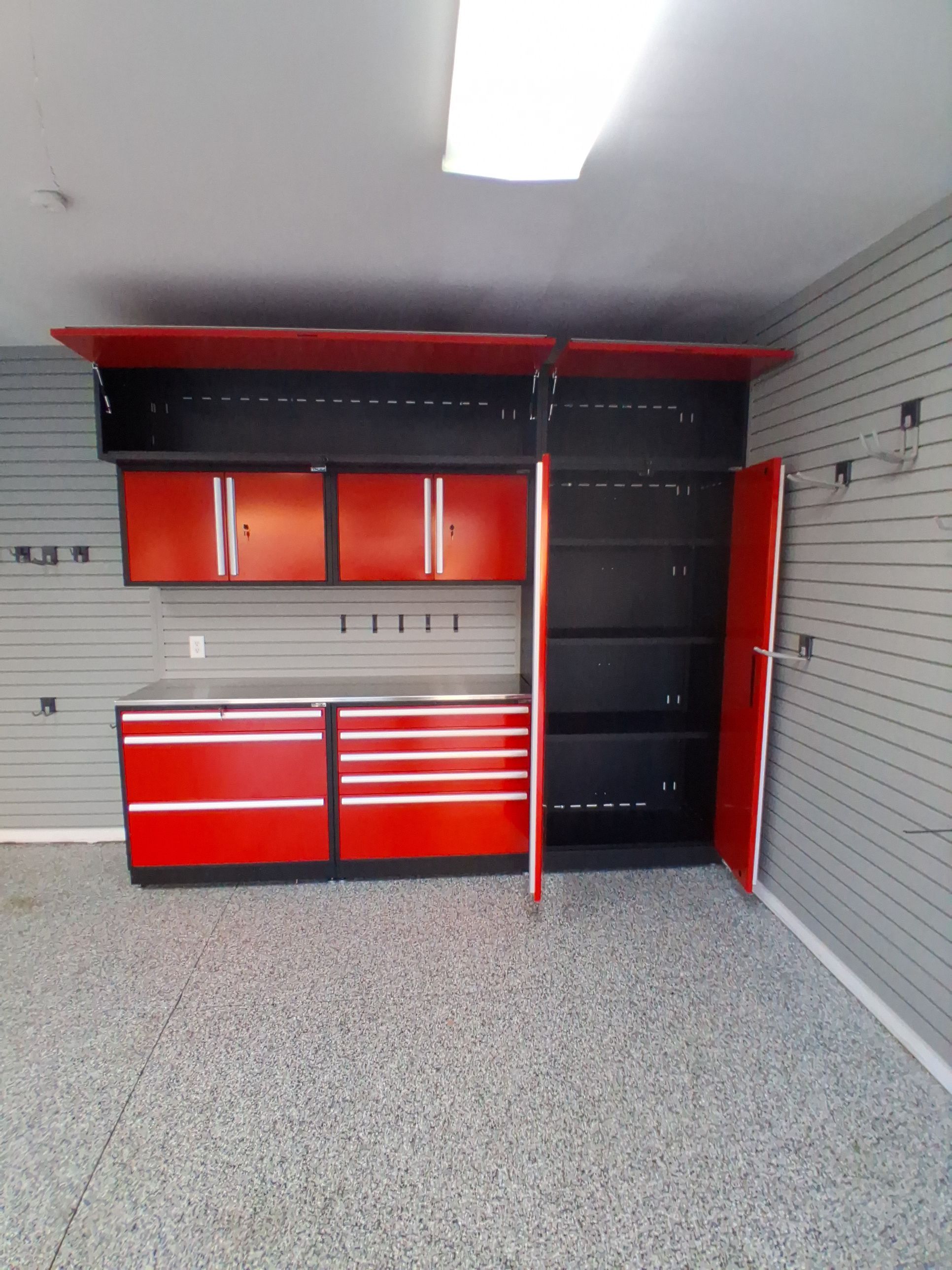 Garage Coating & Storage in South Bend! by Innovative Spaces / Innovative Concrete Coatings