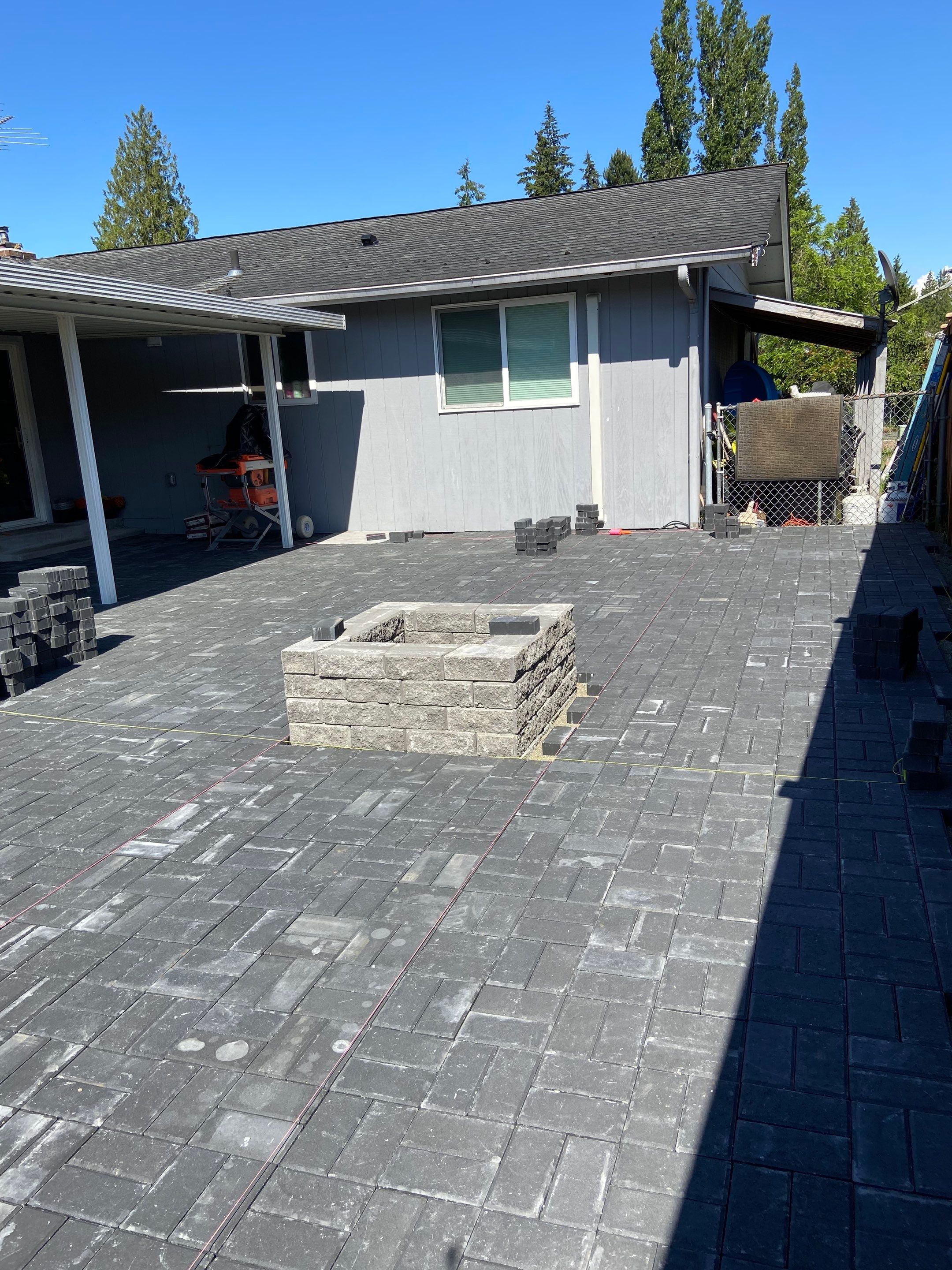 Connie G. Pavers Patio and Gravel Driveway by Jireh Asphalt & Concrete Inc 