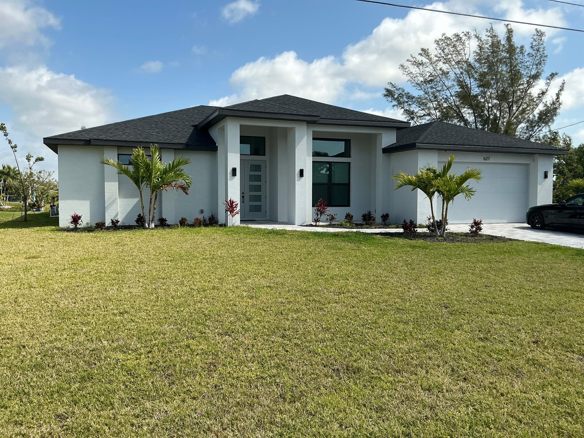 Bronze Aluminum Seamless Gutters Installed in Cape Coral FL by Gutter Professors