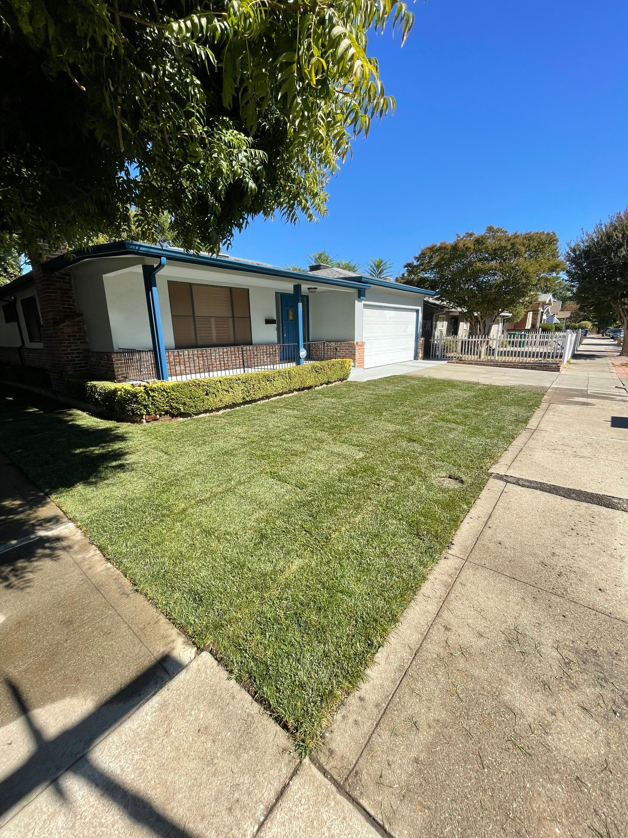 Project in Stockton by A - G Sod Farms