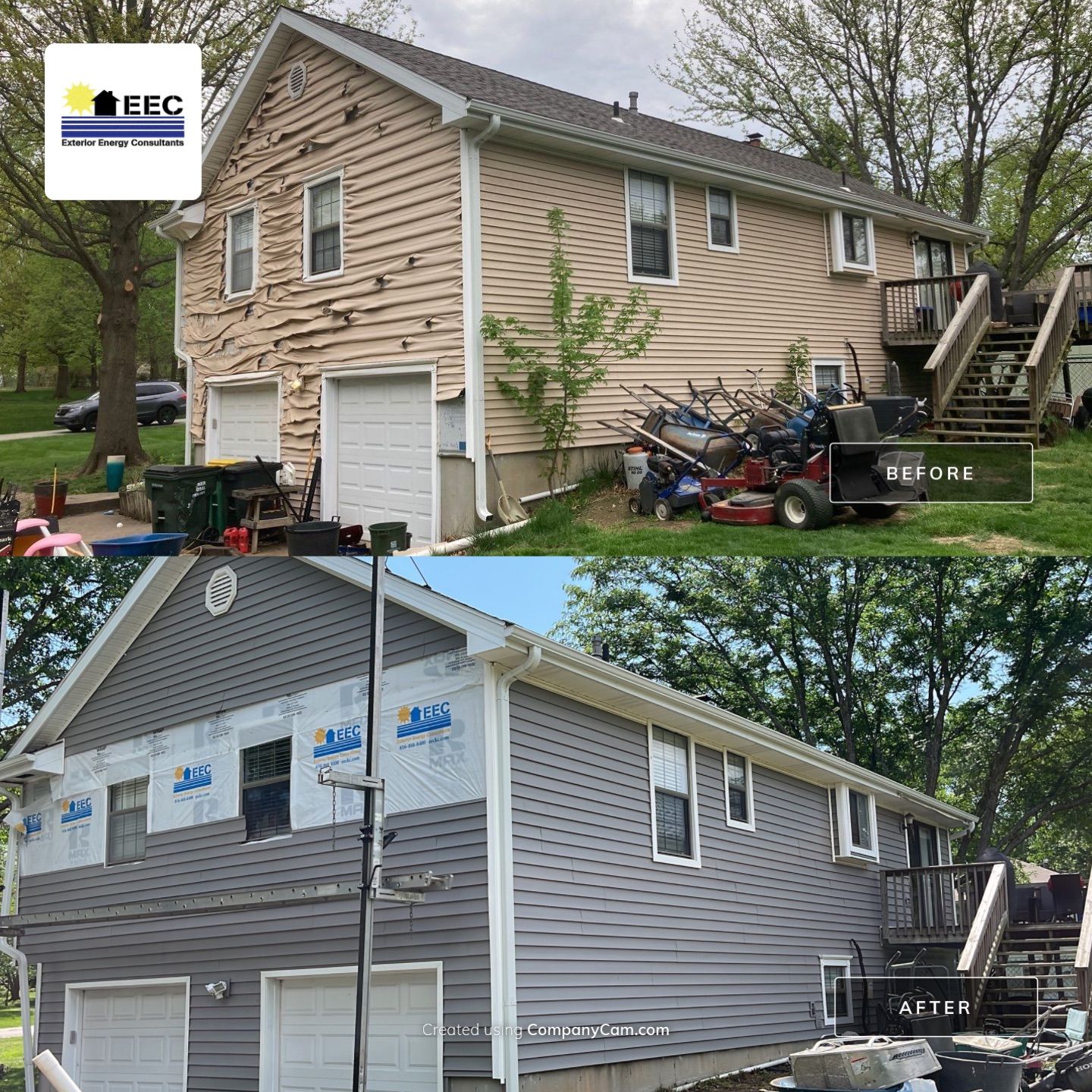 Siding and Window Install  by EEC  Windows, Siding & Roofing 