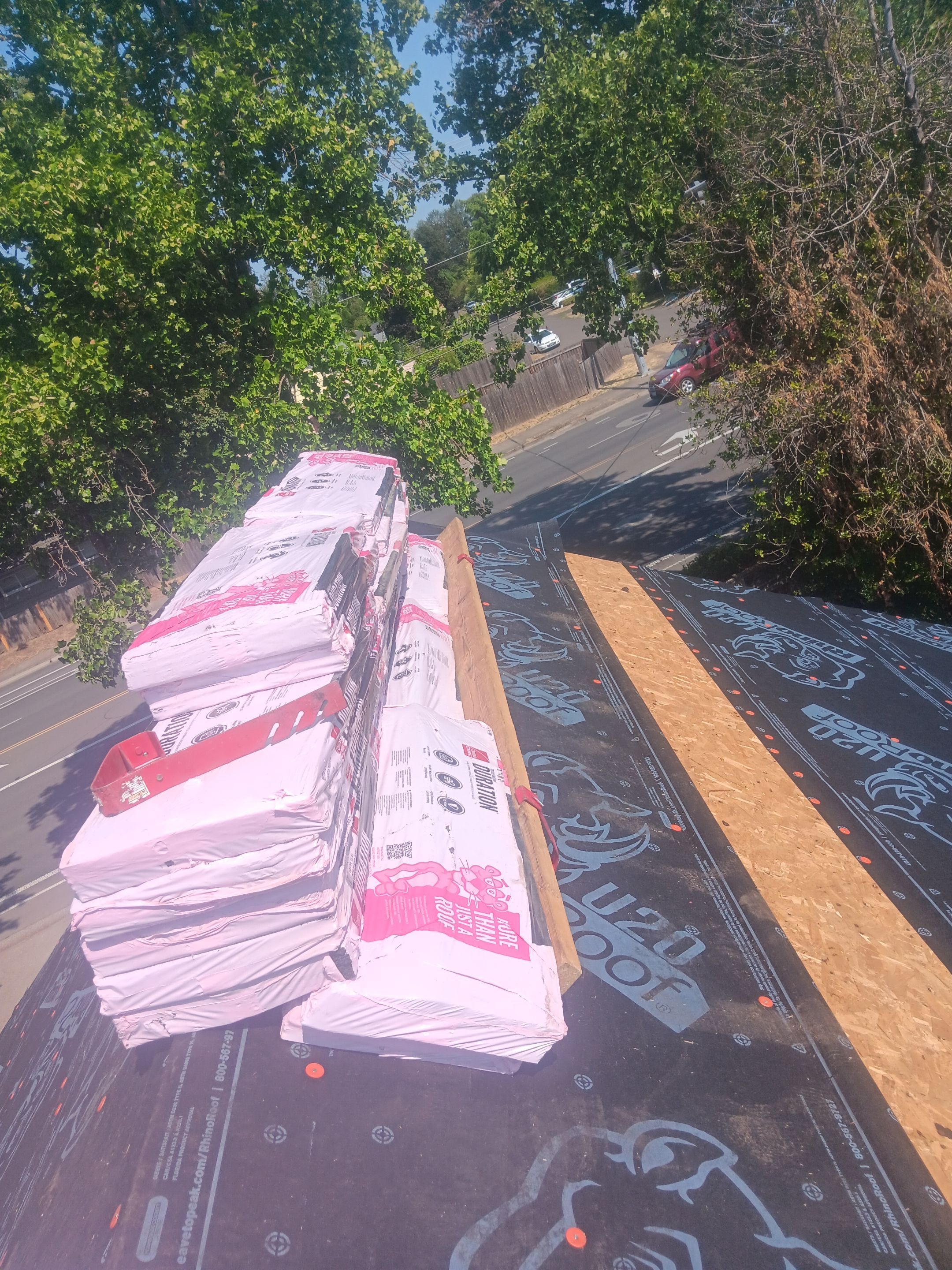 Residential Reroof using Owens Corning Duration Shingles in the color Estate Gray. by BEST Roofing & Waterproofing