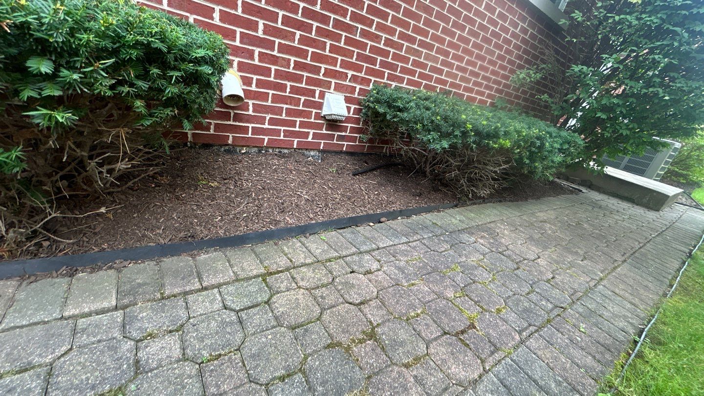 Brick paver repair, clean and seal by Northern Power Washing LLC.