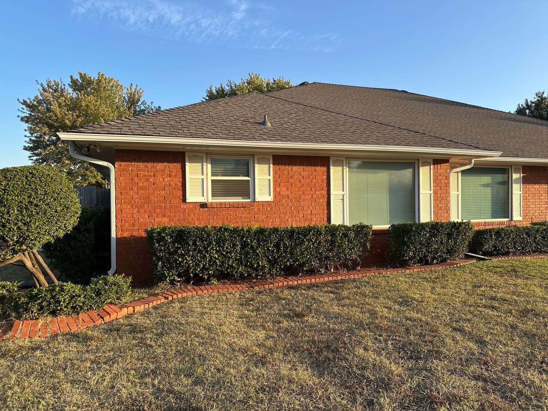 roof rplacment & gutter installation in Oklahoma City by McCann's Roofing and Construction