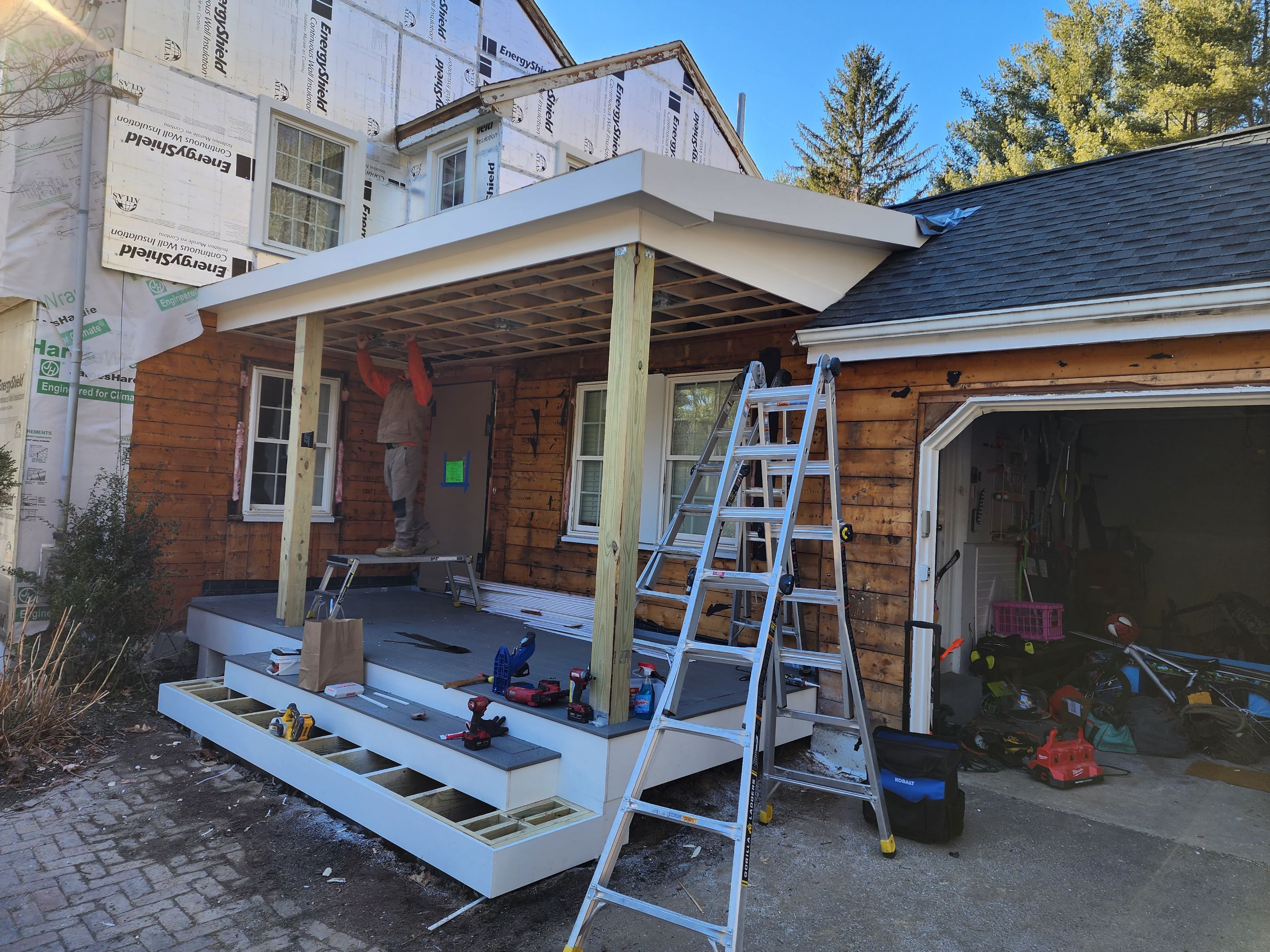 Exterior renovation in Wayland MA by UBrothers Construction