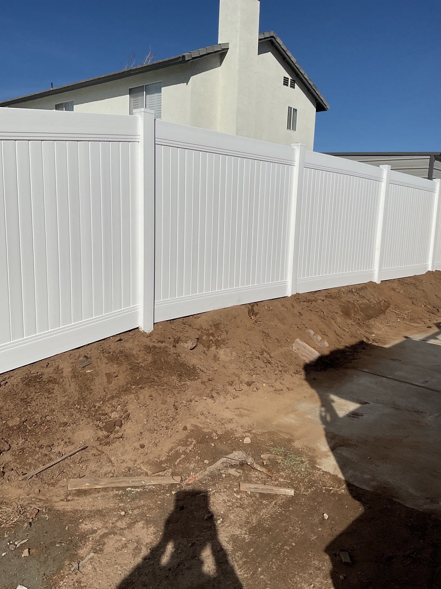 Fence Installation using Vinyl by Fence Guys Inc. 