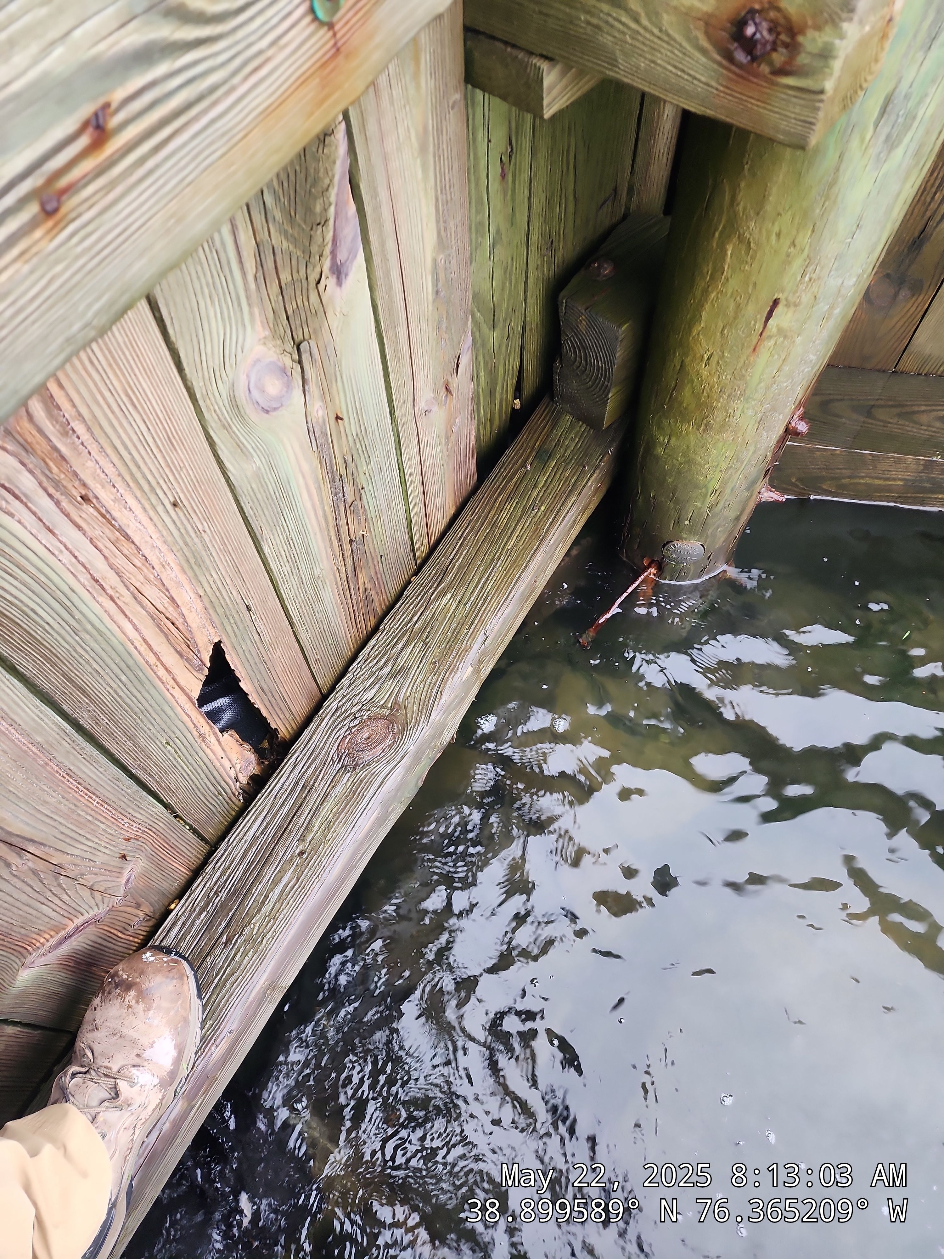 Stevensville Bulkhead Leak Sealing by East Coast Poly Solutions 