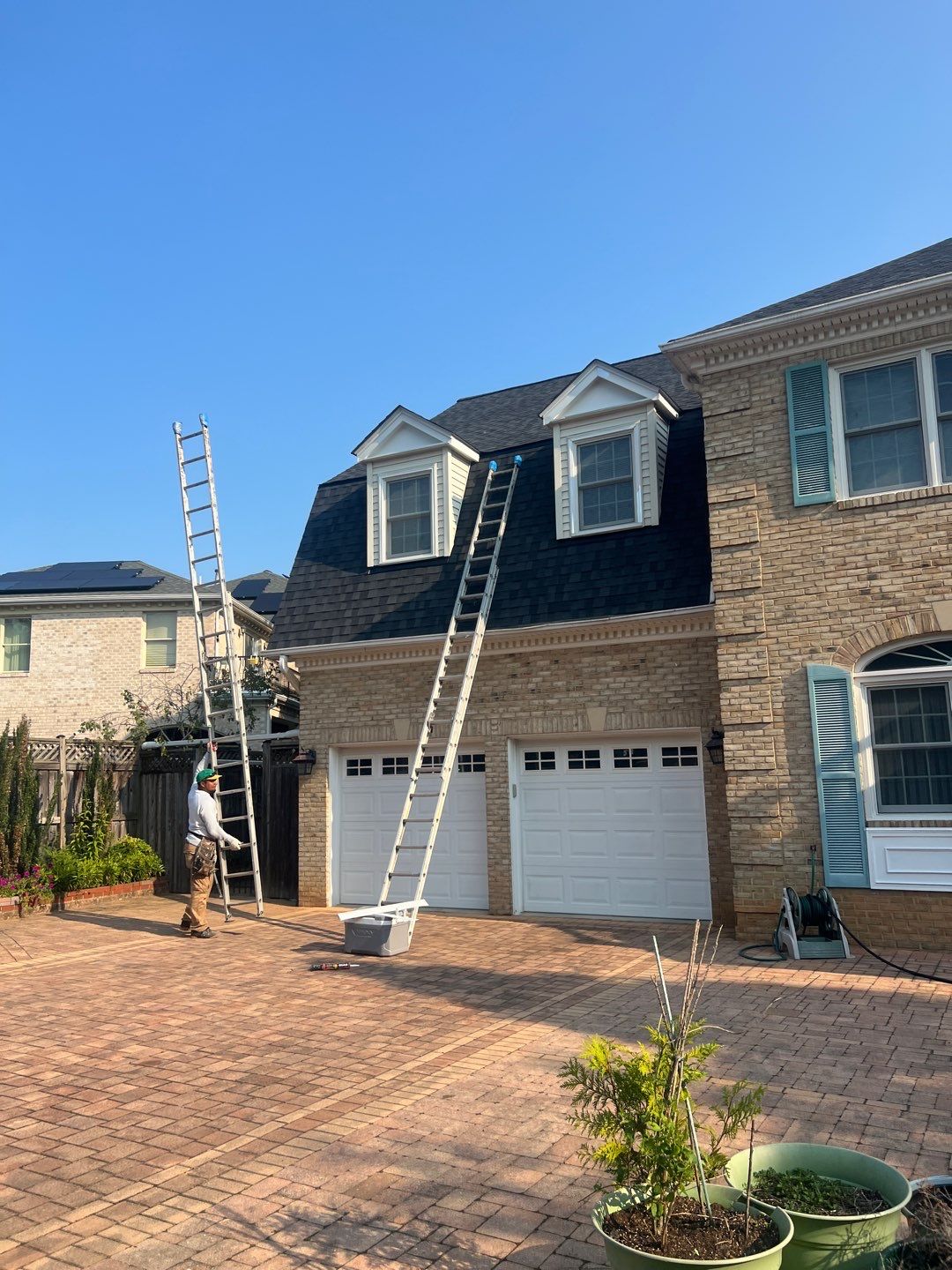 McLean: Residential Roof Installation with Landmark Pro Designer Shingles in Max Def Moire Black by RM Banning, Inc.