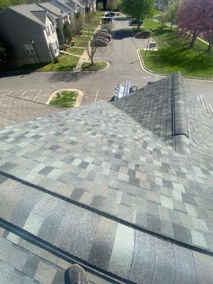 Residential Roofing Installation using Tamko Titan XT- Olde English Pewter 