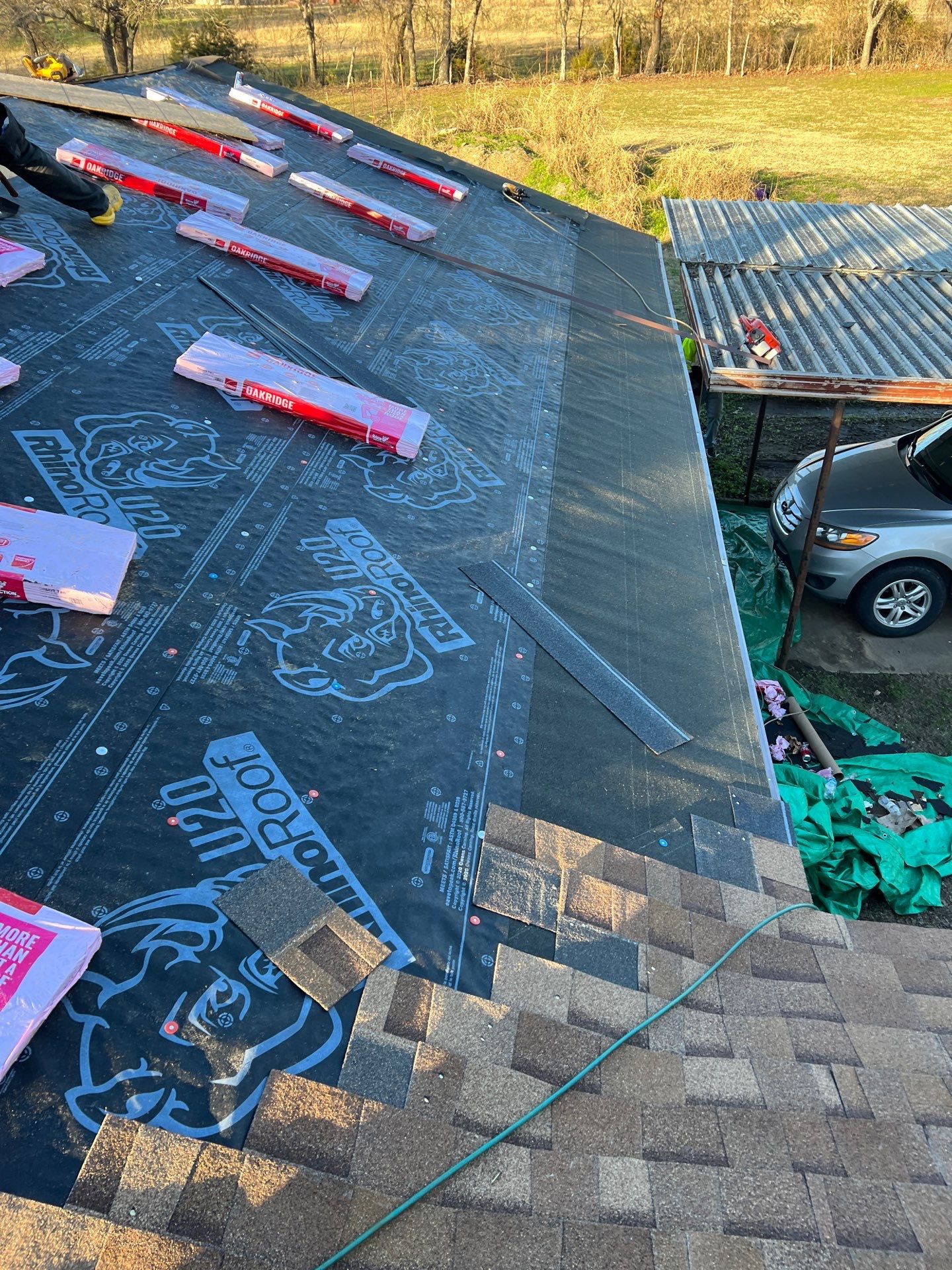 Residential Roofing Installation using Owens Corning Oakridge by In & Out Construction & Remodeling, LLC