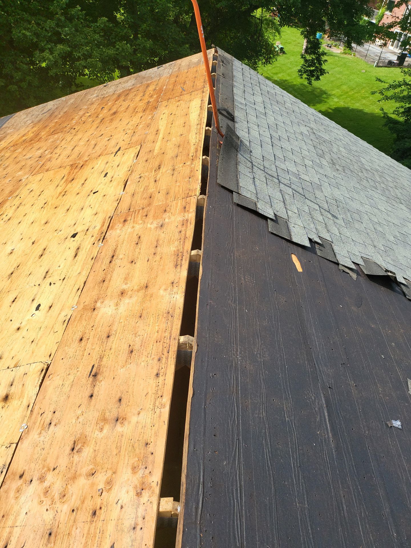 Residential Roofing Installation using Owens Corning TruDefinition Duration AR - Williamsburg Gray by A Plus Exterior