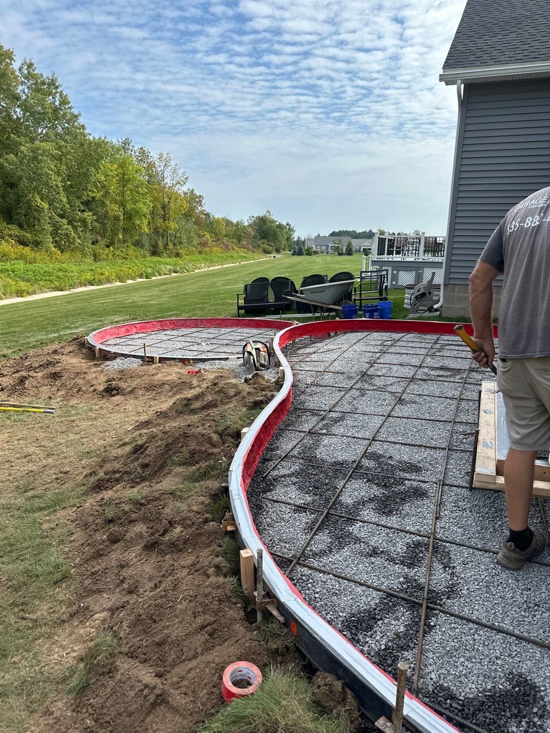 Heavystone Textured Stamped Patio  by NG Masonry & Construction LLC