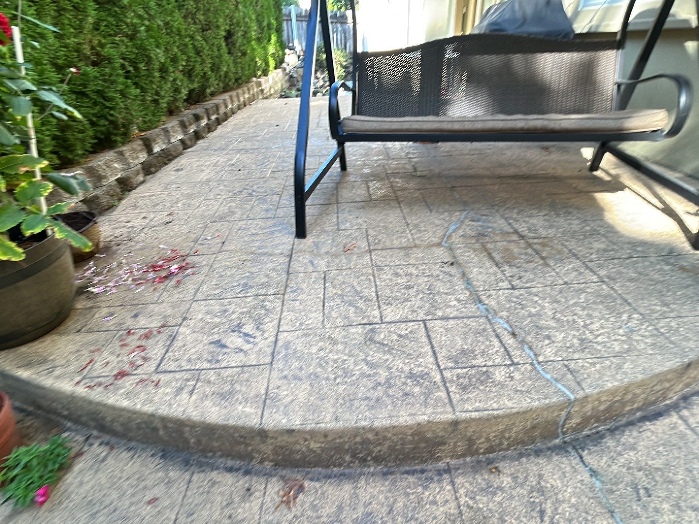 Stamped Concrete Patio  by Jireh Asphalt & Concrete Inc 