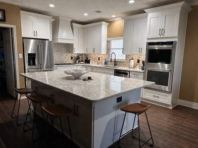 Cibolo, TX Kitchen Remodel with Island Upgrade
