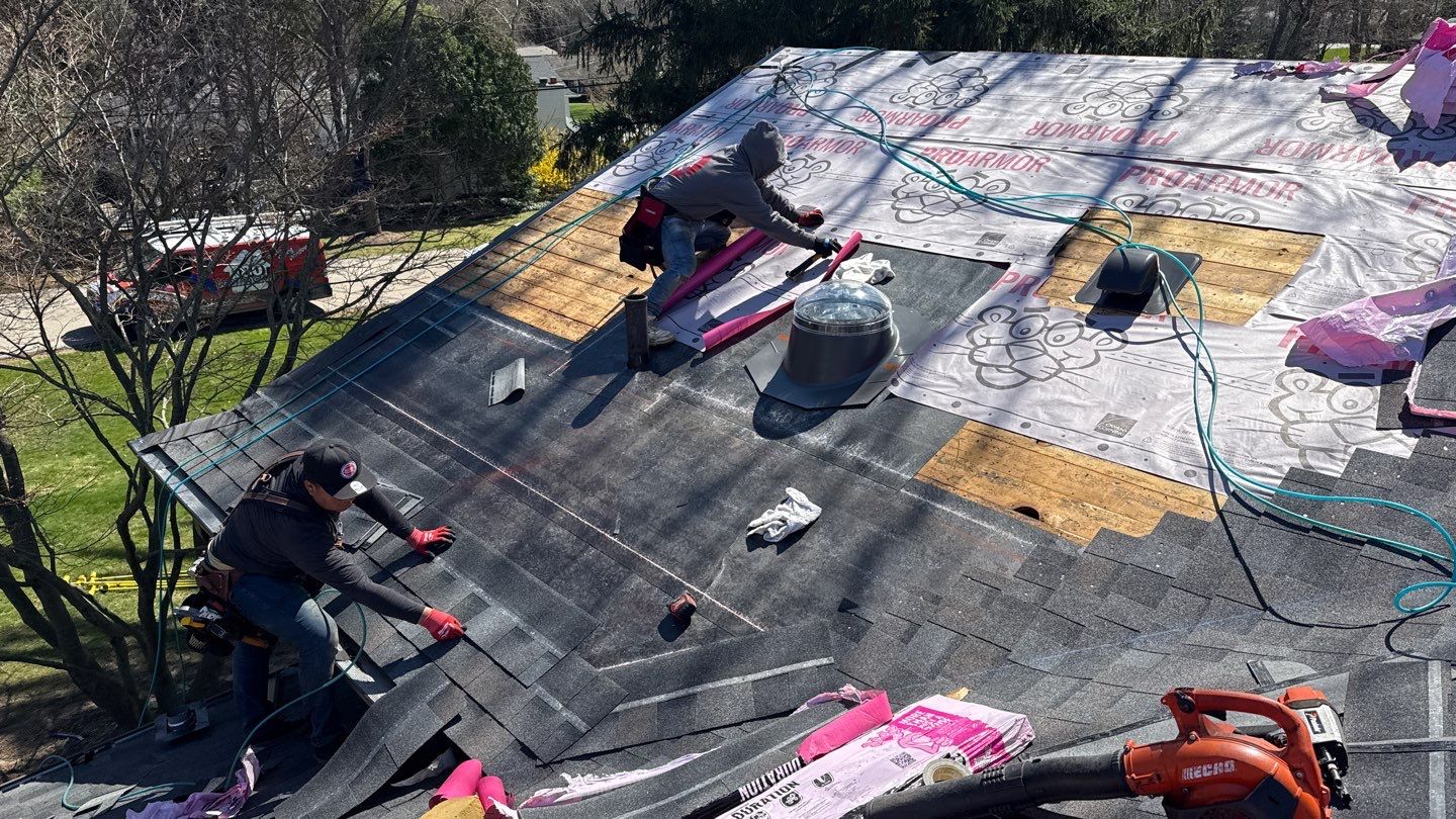 Roof Replacement using Owens Corning Williamsburg Gray by 180 Contractors