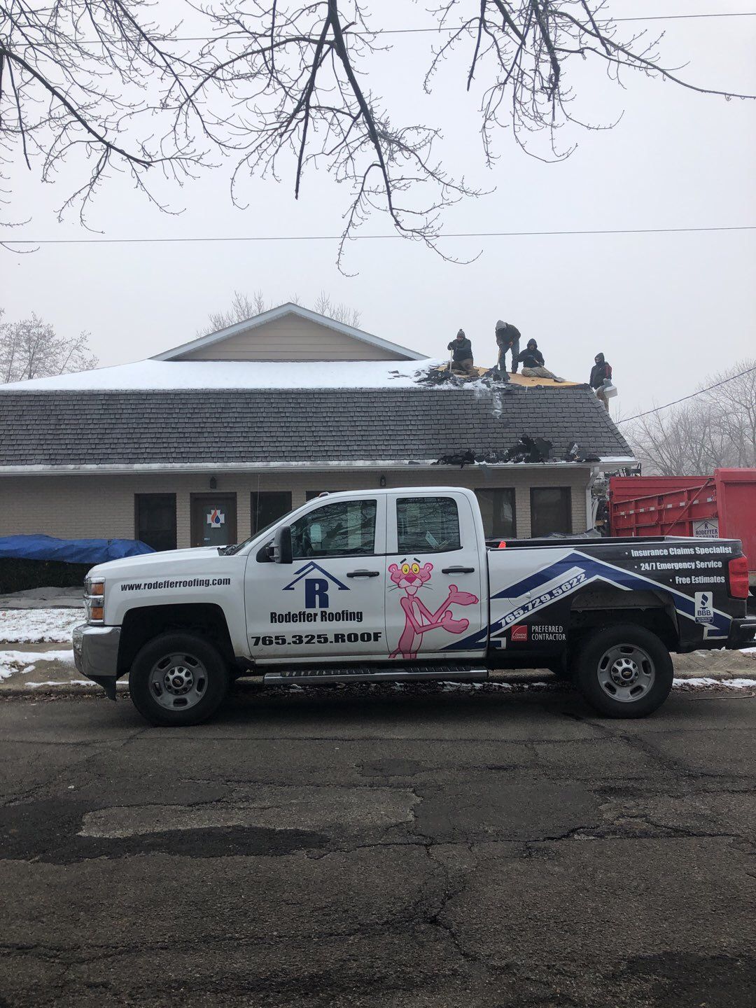 Project in Muncie, IN by Rodeffer Roofing INC
