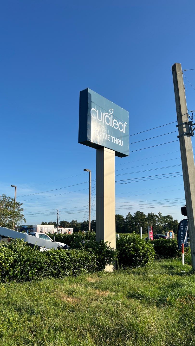 Curaleaf Receive and Install for Sign Partner by SignCrafters