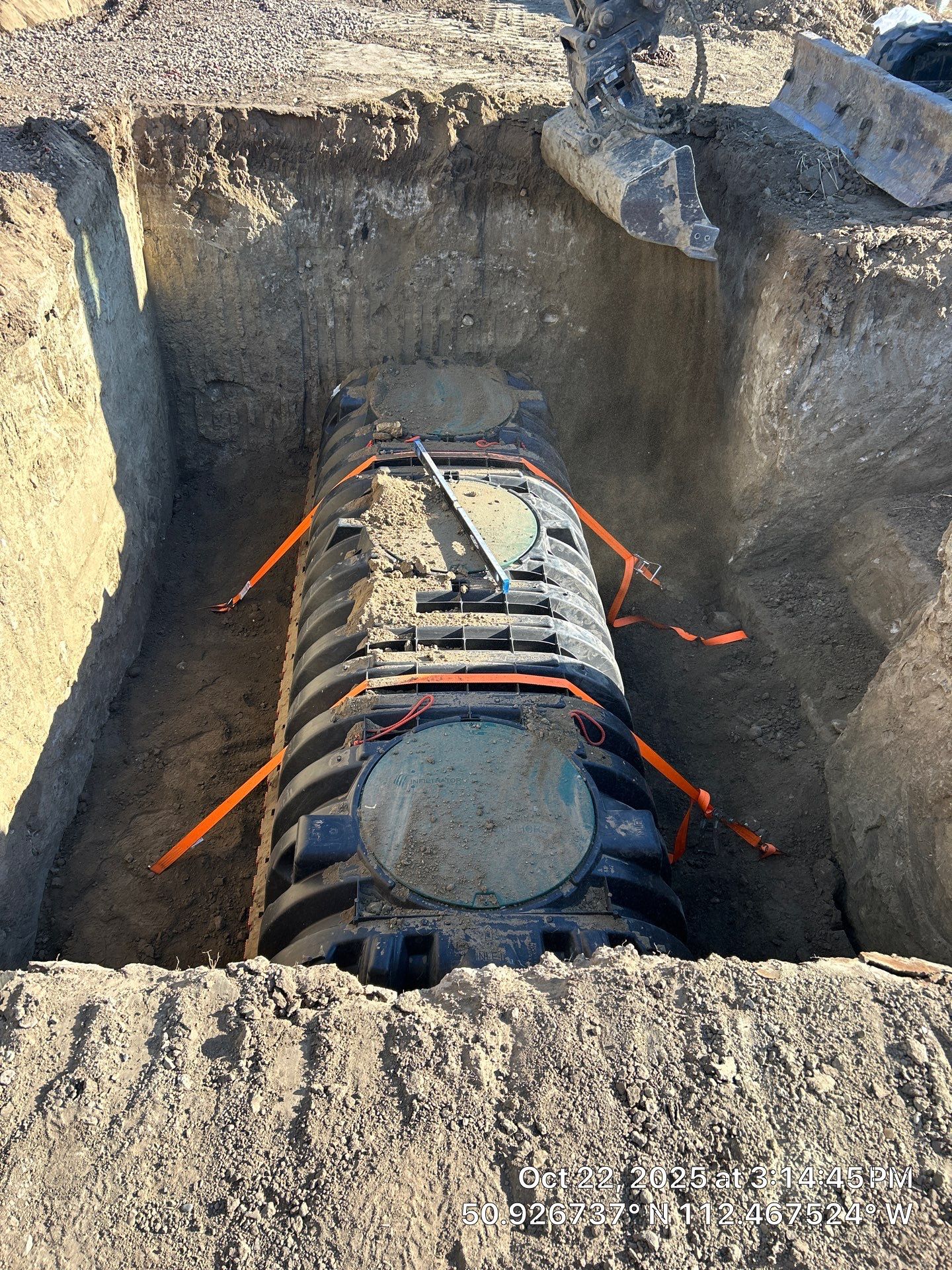 Full Septic System Installation With Polyethylene Tanks In Alberta by Septic Medic Inc.