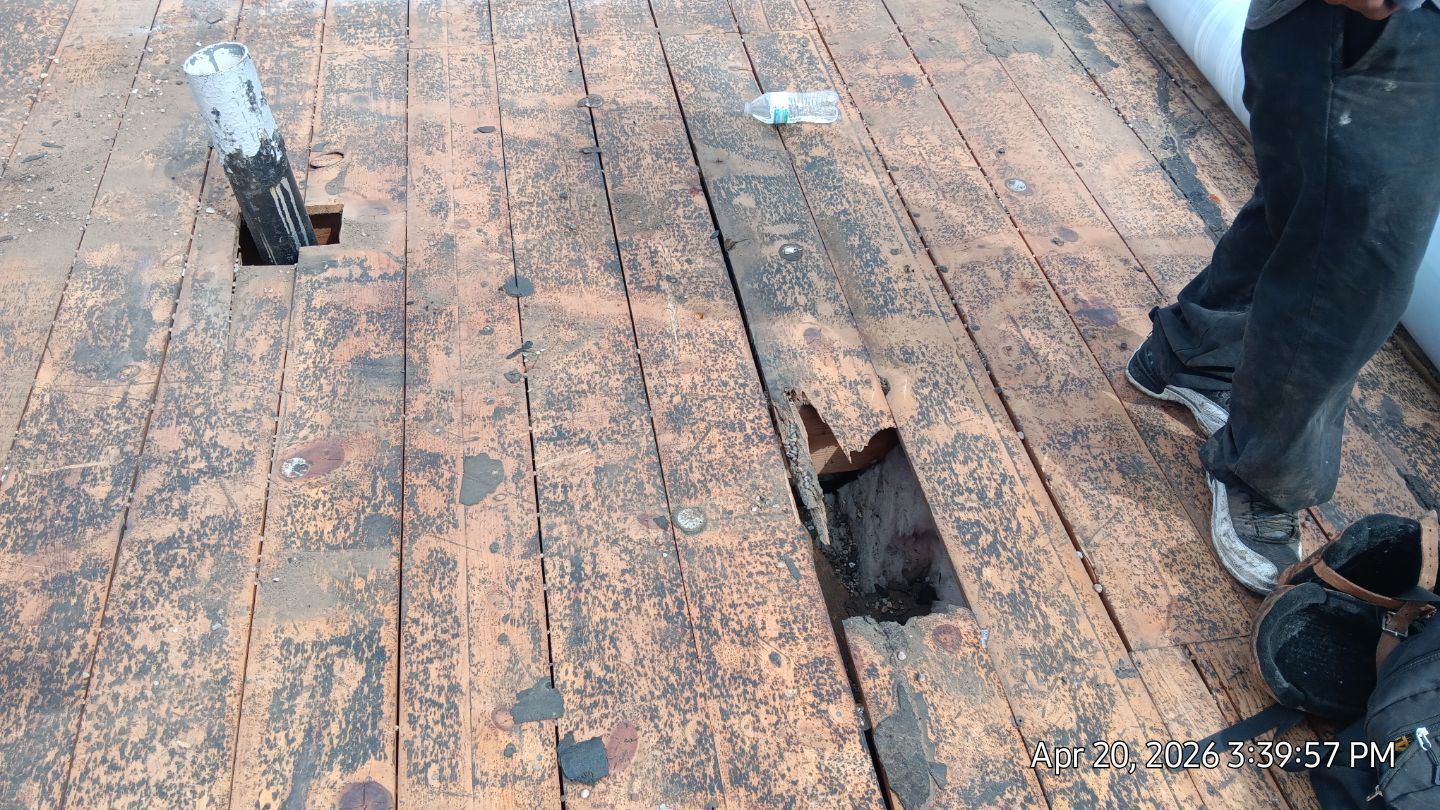 Residential TPO Roof Replacement and skylight replacement in Albuquerque by Doyle Roof Masters Inc