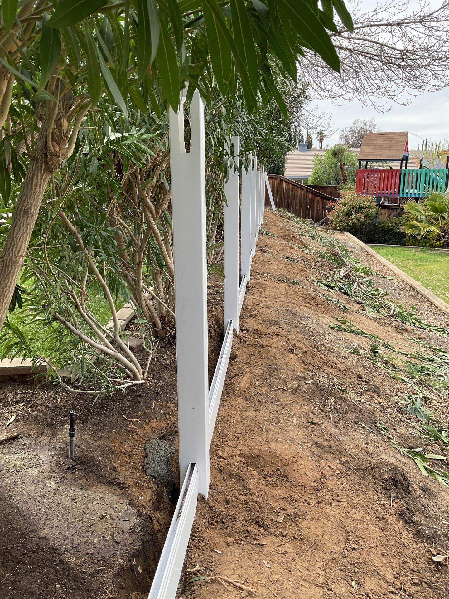 Fence Installation using Vinyl by Fence Guys Inc.