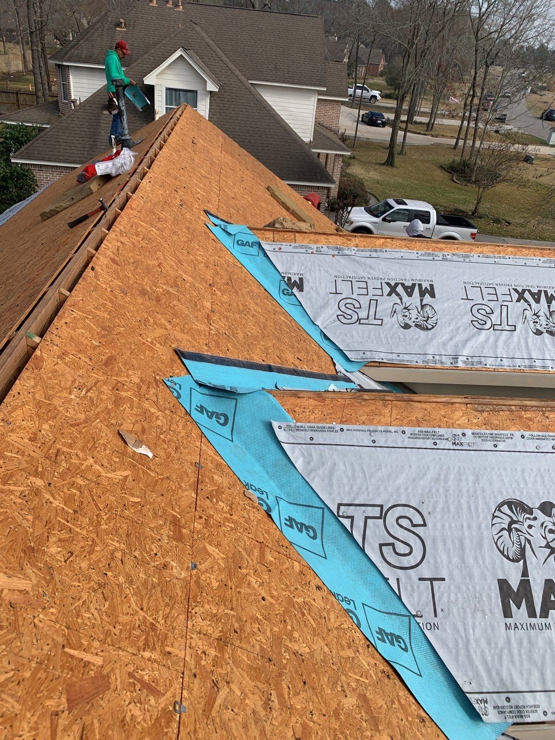 Residential Roof Replacement using high quality GAF materials by Elite Roofing LLC