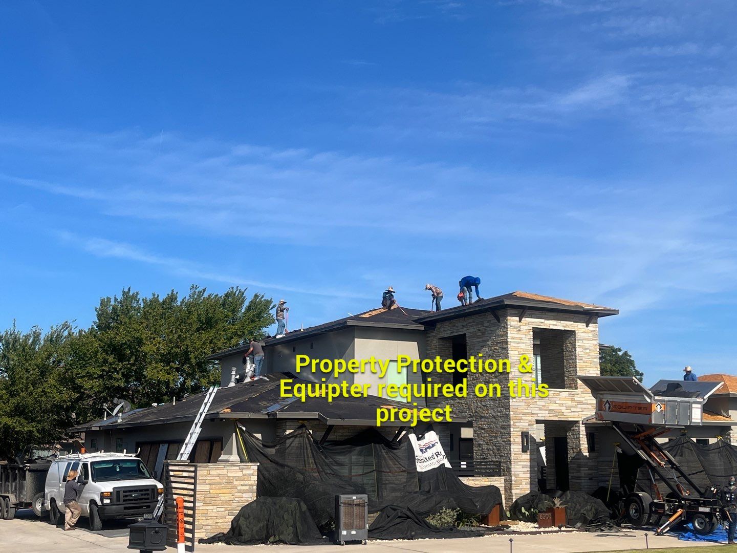 Colleyville Estate Re-Roof Project by First United Roofing & Construction