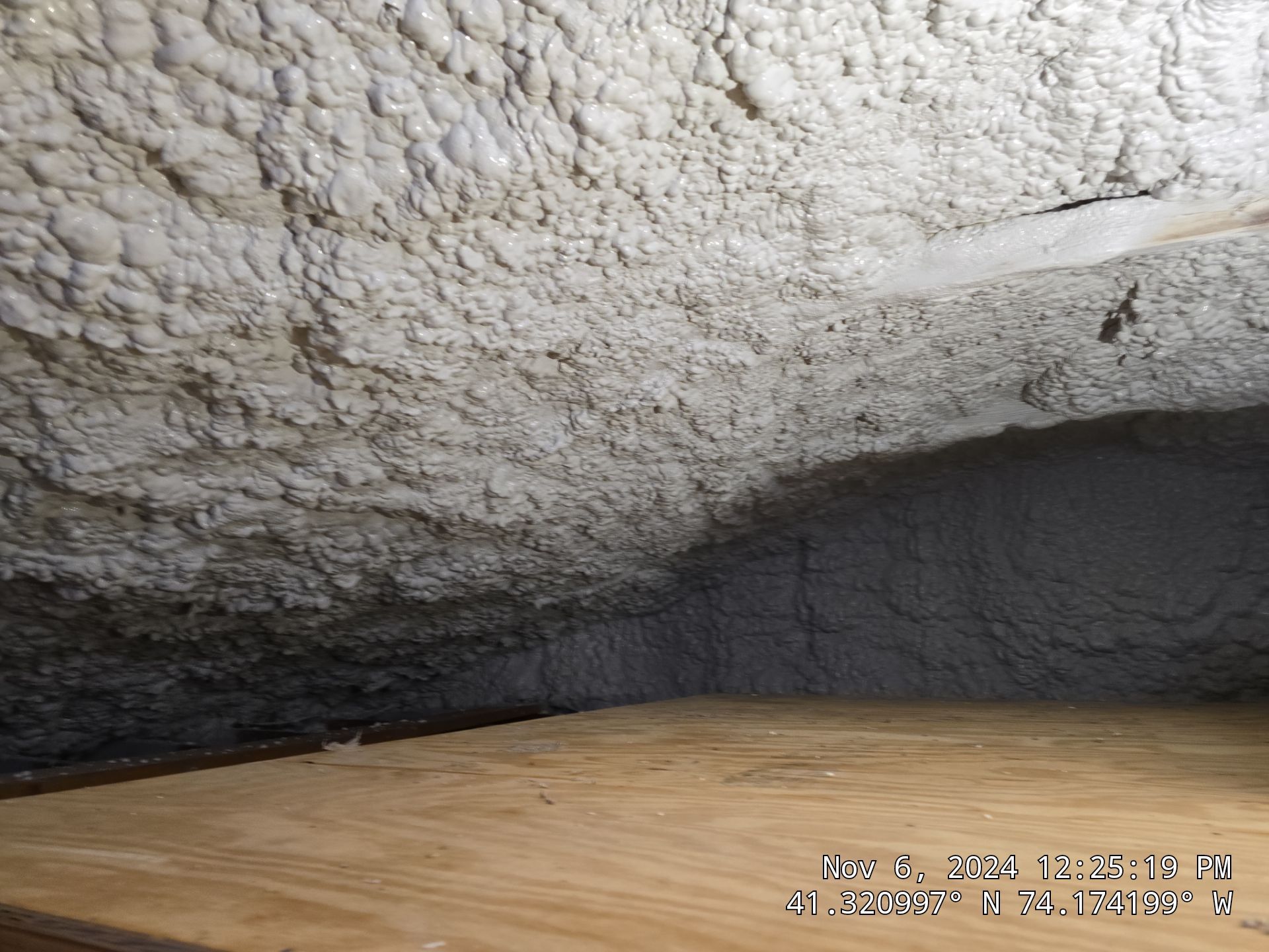 Attic Insulation using open cell spray foam by NYS Foam & Energy