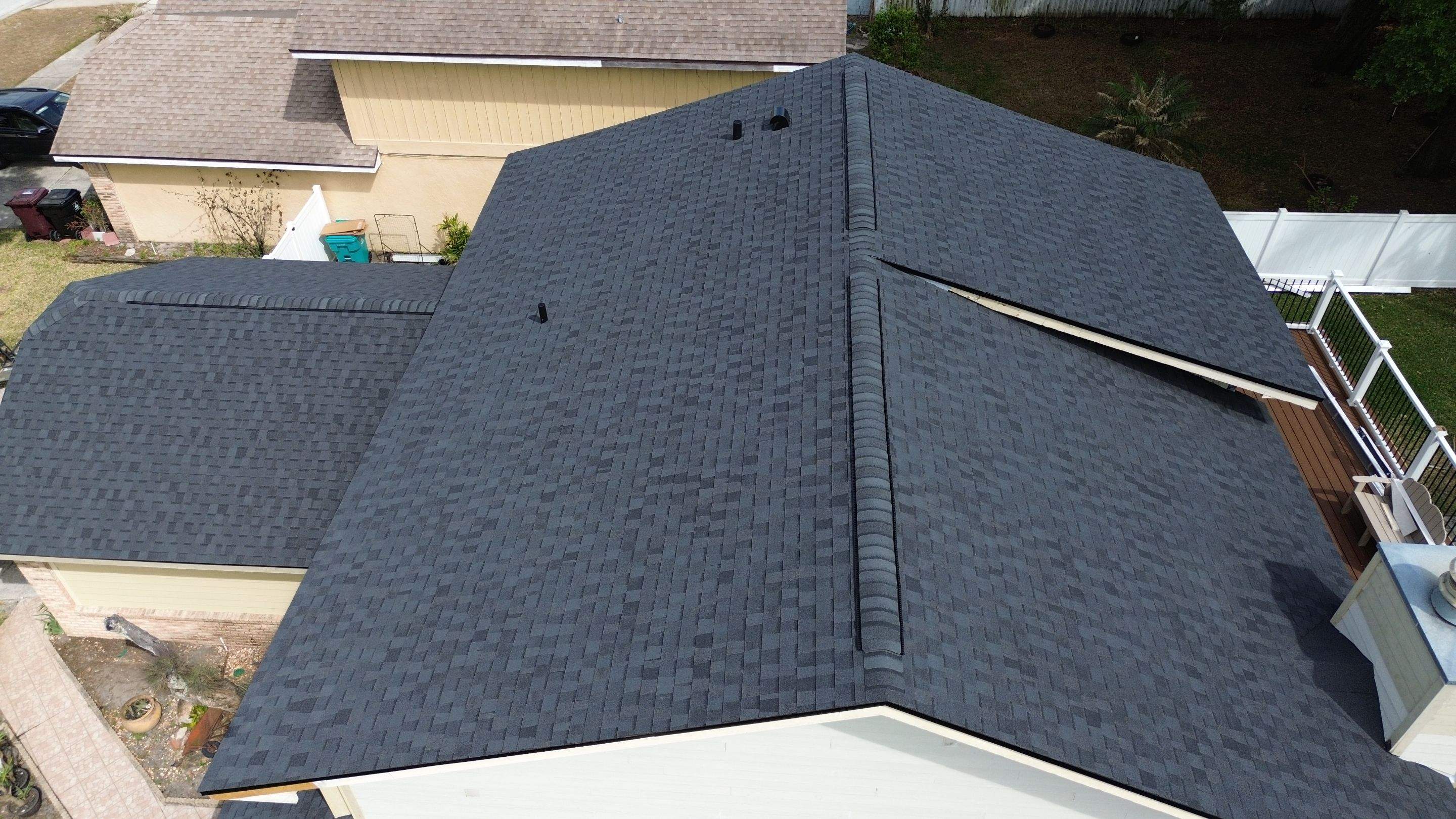 Shingle reroof in Orlando FL by Gold Key Roofing