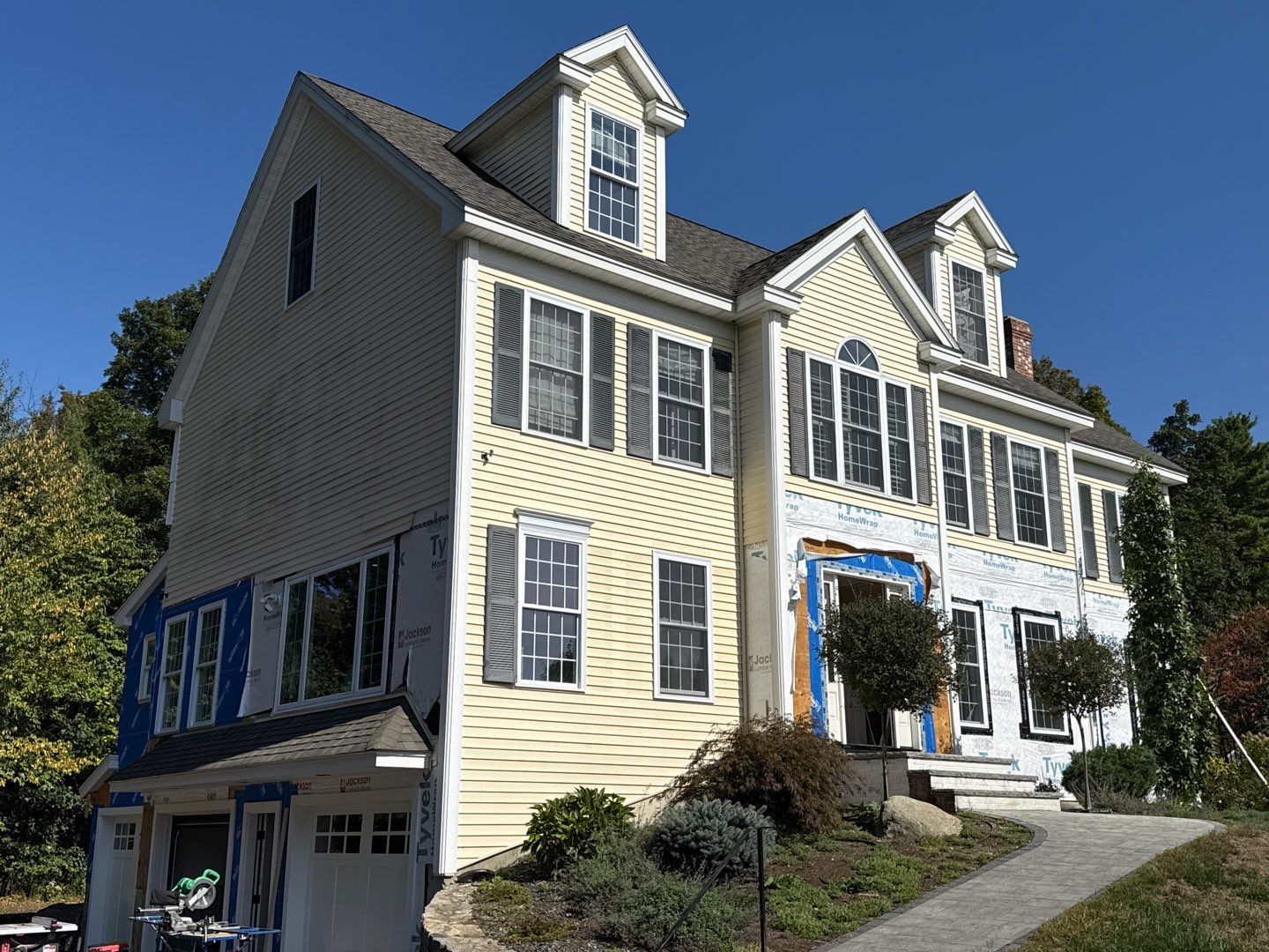 Complete Home Renovation with James Hardie® Clapboard & Shake Siding and Custom PVC Trim by Sensible Home Solutions